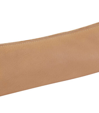 Clairefontaine Etui voor Losse Items, Trapeziumvorm, Natuurlijk Leer