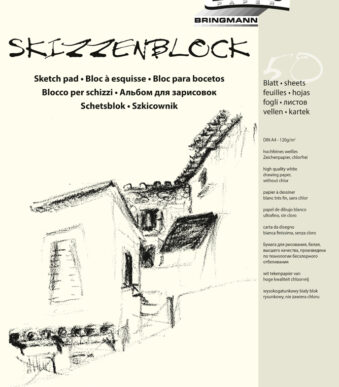 Schetsblok, A4-formaat, 120 g/m², 50 vellen