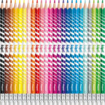 Maped driehoekige kleurpotloden COLOR-PEPS, radeerbaar, 24 in etui