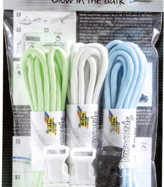 Paracord set 'gloeit in het donker', gekleurd geassorteerd