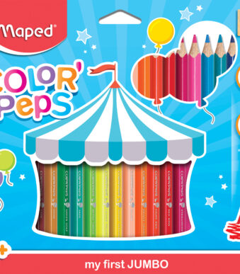 Maped my first driehoekig kleurpotlood COLOR'PEPS JUMBO, 24 stuks in doosje