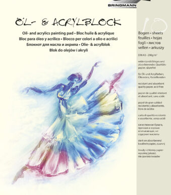 Oliepapierbloknote A3-formaat, 290 g/m², 10 vellen