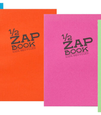 Clairefontaine schetsblok 1/2 ZAP BOOK, DIN A5, 80 g/m2
