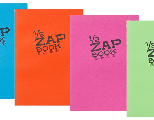 Clairefontaine schetsblok 1/2 ZAP BOOK, DIN A5, 80 g/m2