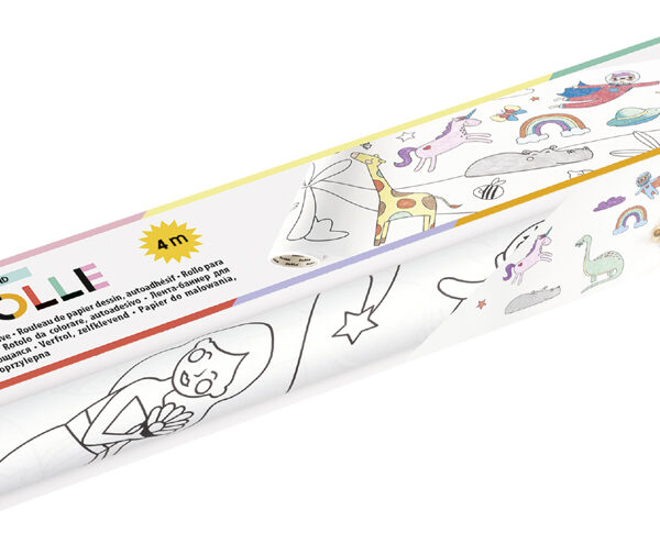 Rol met avontuurmotieven voor tekenmat, 300 x 4 m