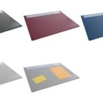 DURABLE schrijfonderlegger met kalender, PP, donkerblauw, 650 x 500 mm