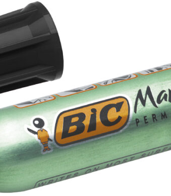 BIC permanent-marker Marking Onyx 1482, ronde punt, zwart