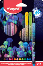 Maped viltstift DEEPSEA PARADISE, 12 in doosje