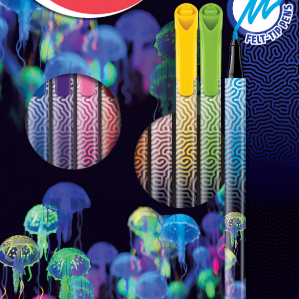 Maped viltstift DEEPSEA PARADISE, 12 in doosje