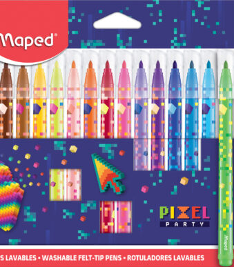 Maped viltstiften PIXEL PARTY, 18 stuks in PROMO doosje