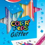 Maped Glinstervezel Stiften COLOR'PEPS, etui met 10 stuks