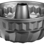 GastroMax tulband bakvorm, van carbonstaal, 1,8 liter, grijs