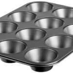 GastroMax muffin-bakvorm, van carbonstaal, voor 12 muffins