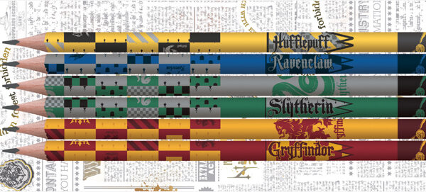 Maped potlood HARRY POTTER, met vlakgum, 2,2 mm, 6 stuks in blister