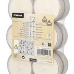 Grote witte waxinelichtjes, diameter 57 mm