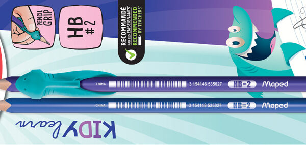 Maped potlood, met vlakgum, HB, 2 stuks op blister