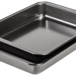 GastroMax braadslede-set, van carbonstaal, zwart, set van 2