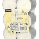 Grote witte waxinelichtjes, diameter 57 mm