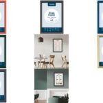 Europel Posterlijst Premium, A4-formaat, 25 mm, blauw