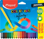 Maped driehoekig kleurpotlood COLOR'PEPS INFINITY, 18 stuks in etui