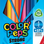 Maped driehoekige kleurpotloden COLOR'PEPS STRONG, 12 in kartonnen doosje
