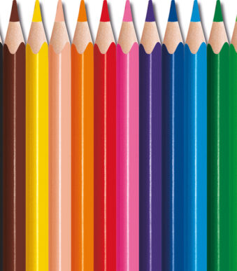 Maped driehoekige kleurpotloden COLOR'PEPS STRONG MINI, 12 in kartonnen doosje