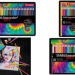 Stabilo Aquarelkleurpotloden Arty, 24 stuks metalen etui