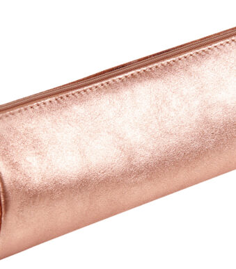 Clairefontaine gepolijst leren rolletje, koperkleurig.