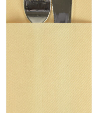 Servetten-etui, 1/8-vouw, crème, 100 stuks