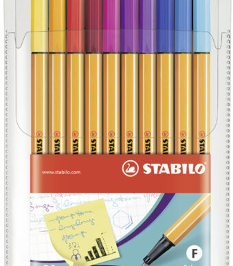 Stabilo Fineliner punt 88, etui met 20 stuks