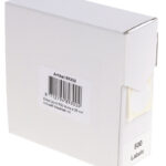 rillprint markeringspunten, diameter: 25 mm, wit