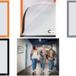 Oranje magneetlijst, A3-formaat