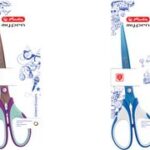 Scherpe, lila/mintgroene schaar van my.pen