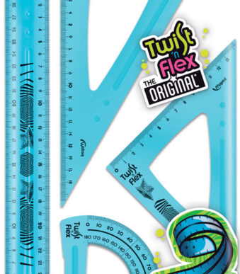 Maped geometrie-set Twist´n Flex, 4-delig, kleuren assorti