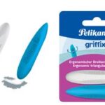 Pelikan grijspotlood driehoekige gum op kaart