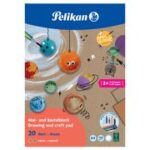 Pelikaan tekenblok en knutselblok natuur, A4-formaat