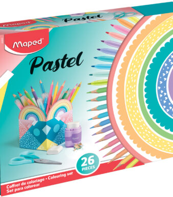 Maped tekenset Pastel KIDS, 26-delig, in geschenkdoos