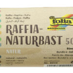 Natuurlijk raffiabast, 50 g, naturel