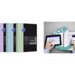 Pastelkleurig geruit schrijfblok Oxford universiteit A4+