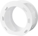 Witte papieren ronde lampionvellen, diameter 220 mm