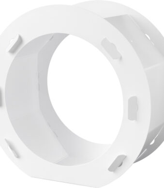 Witte papieren ronde lampionvellen, diameter 220 mm