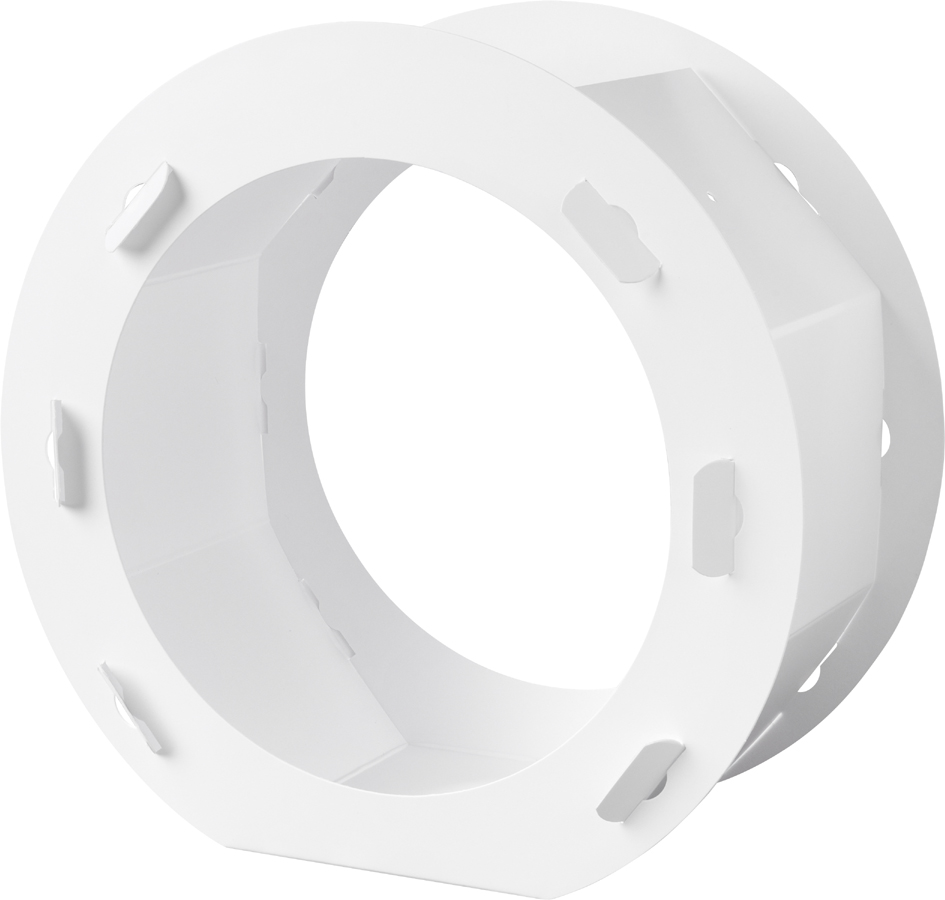 Witte papieren ronde lampionvellen, diameter 220 mm Witte papieren ronde lampionvellen, diameter 220 mm