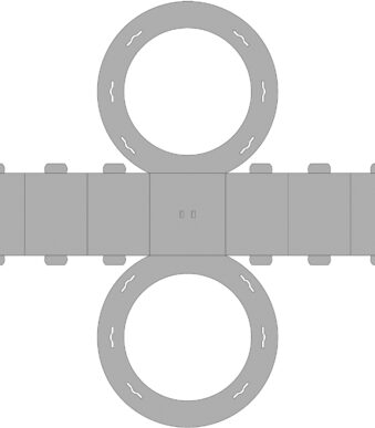 Witte papieren ronde lampionvellen, diameter 220 mm