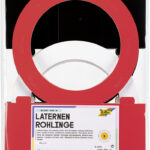 Gekleurde ronde lampionvellen van 220 mm