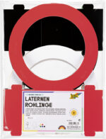 Gekleurde ronde lampionvellen van 220 mm