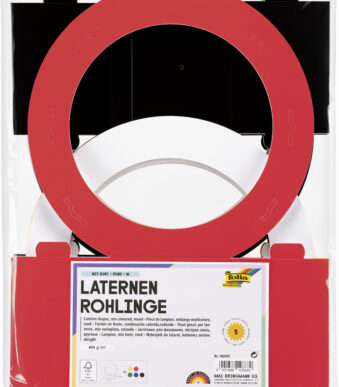 Gekleurde ronde lampionvellen van 220 mm