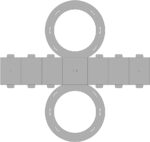 Gekleurde ronde lampionvellen van 220 mm