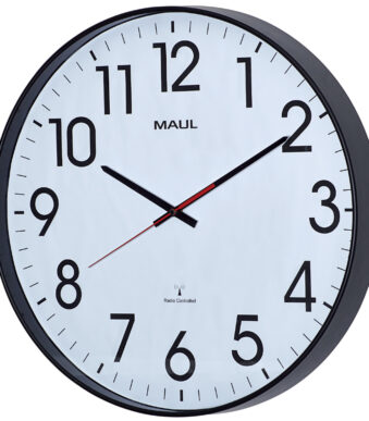 MAUL wandklok MAULclimb, diameter: 470 mm, zwart