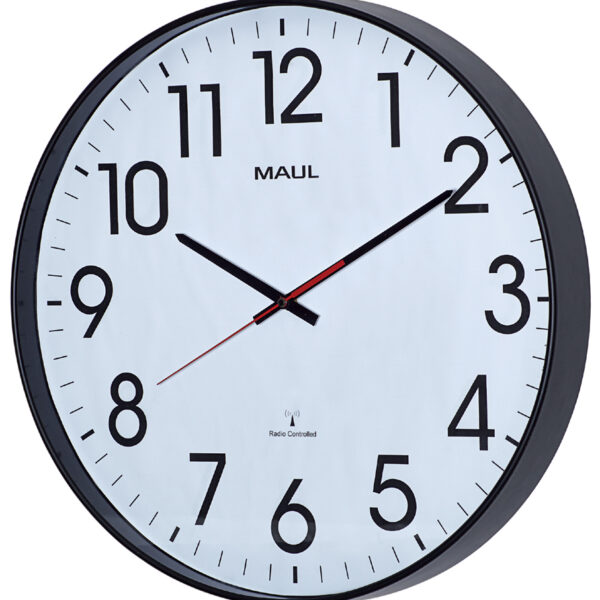 MAUL wandklok MAULclimb, diameter: 470 mm, zwart