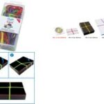 Läufer X-Band in doos - 30 g, 100 x 11 mm, kleuren assorti